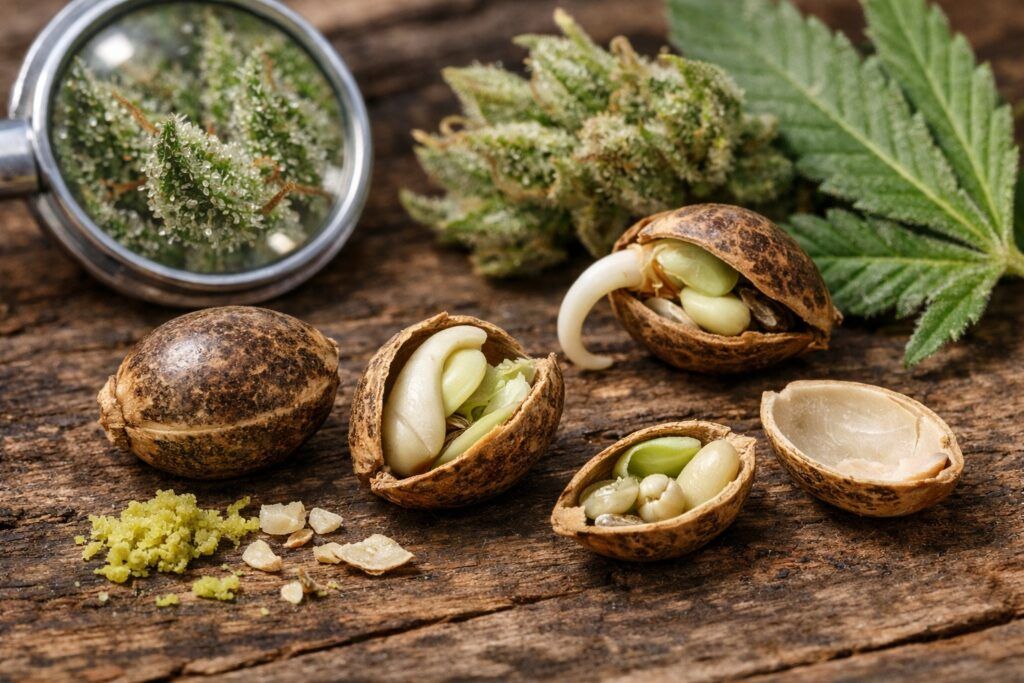 Budowa nasion marihuany