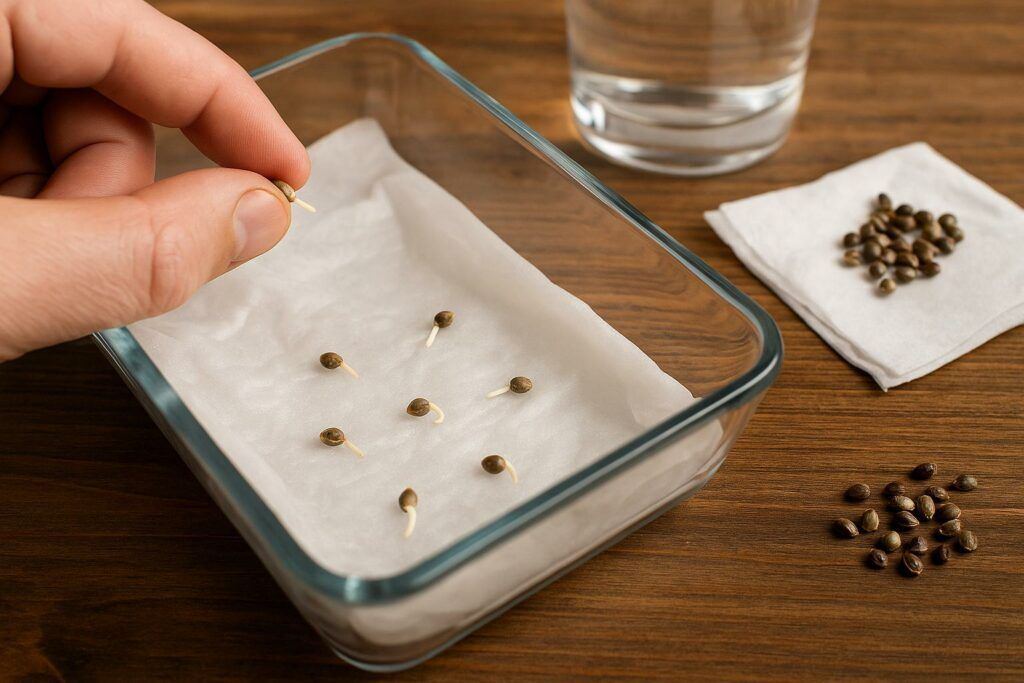 Kiełkowanie nasion marihuany 2