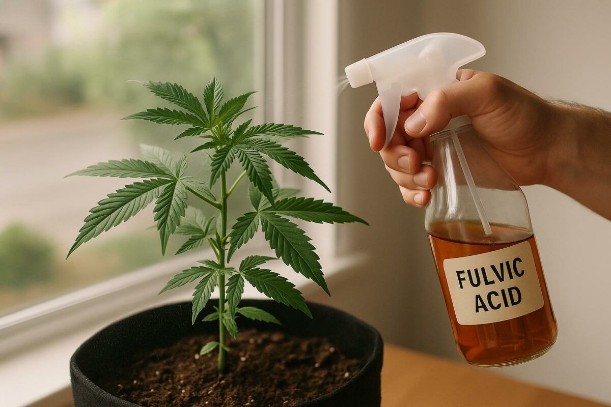 Kwasy fulwowe w uprawie marihuany