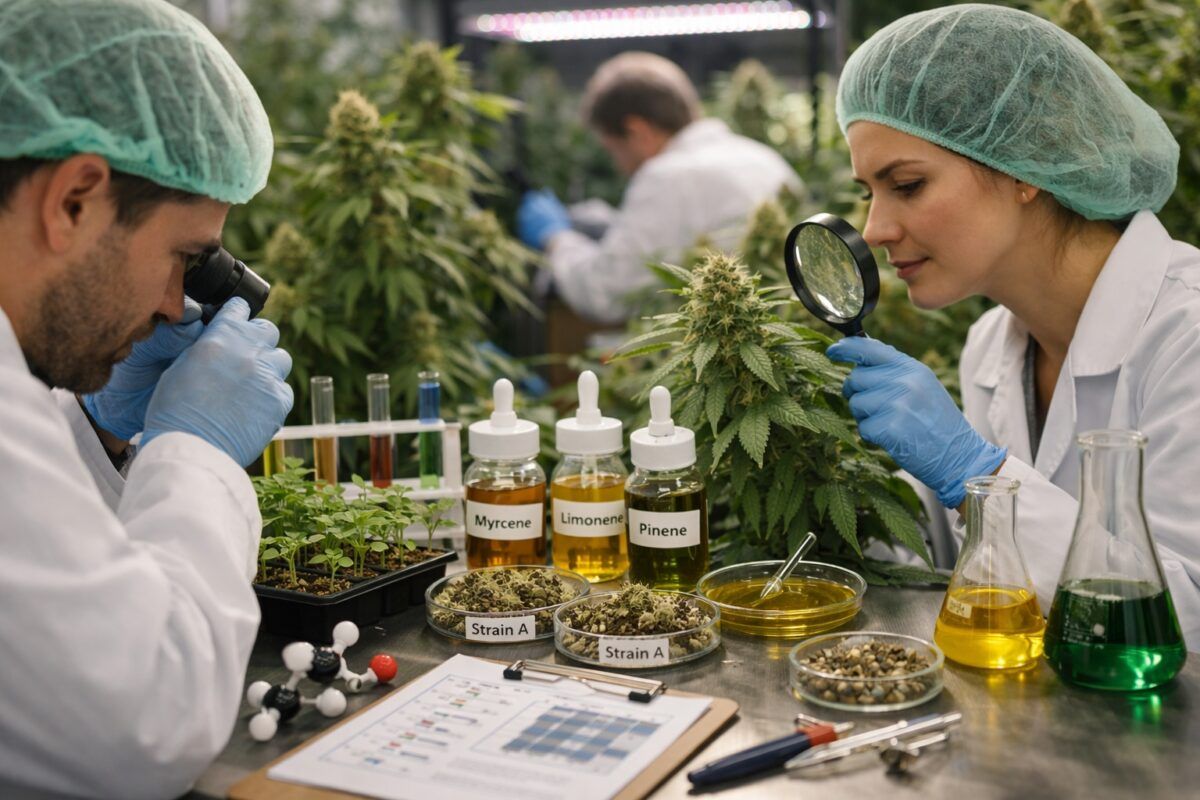 Odmiany marihuany bogate w terpeny