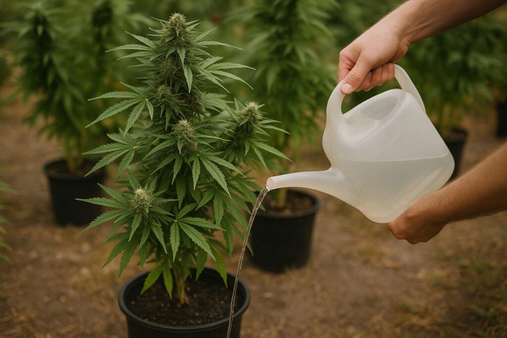 Przeplukiwanie marihuany przed zbiorami 2