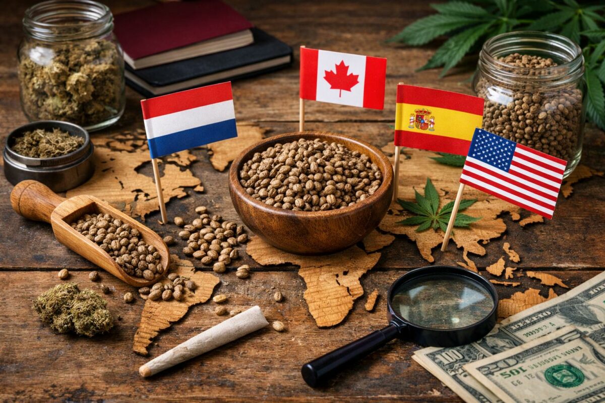 Przewozenie nasion marihuany za granice