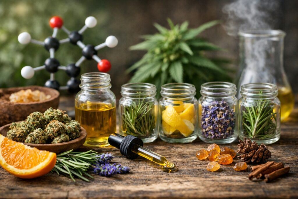 Terpeny w odmianach marihuany